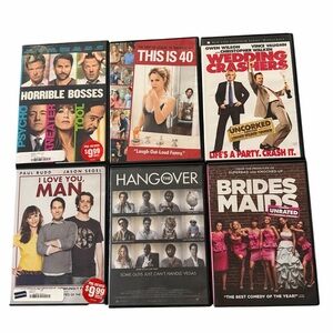 Lot of (6) Mid-2000's-Era Comedy Movies DVDs.